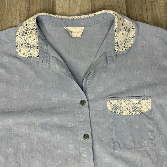 Vintage denim button up shirt - Picture 2 of 7
